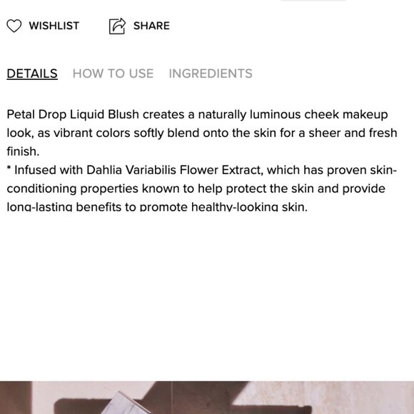 🌸 Dear Dahlia Petal Drop Liquid Blush in Barely or Dreamy NWT - Picture 5 of 16